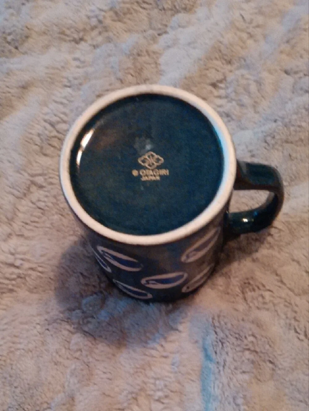 Blue Whale Pattern Ceramic Coffee Mug